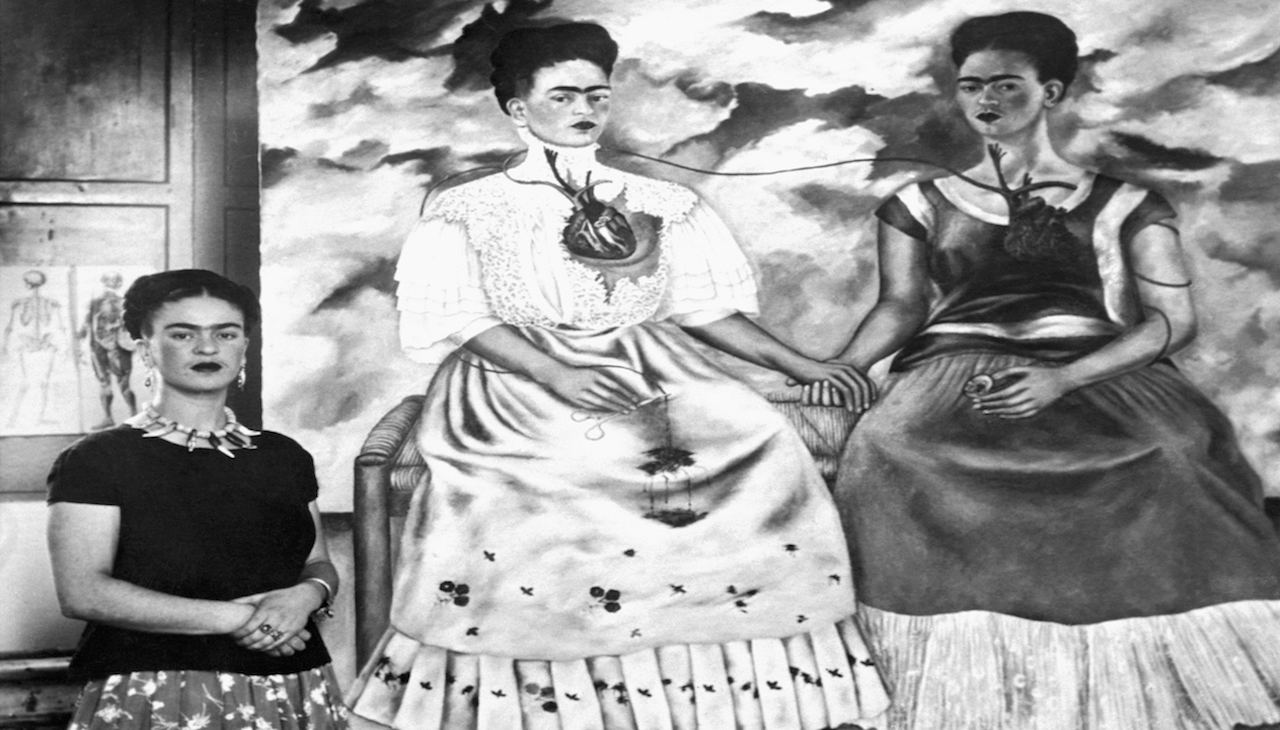 Frida Kahlo and her self portraits.