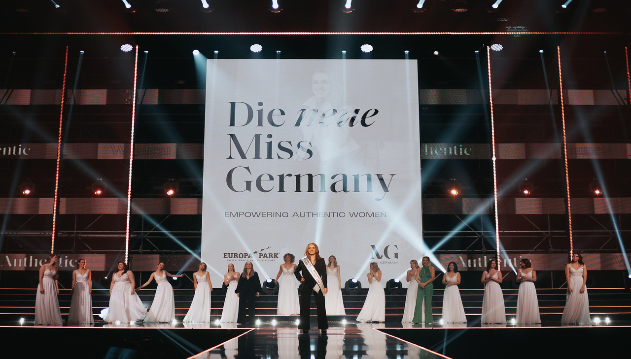 Miss Germany event held at the Europa-Park Arena in Rust, Baden-Württemberg