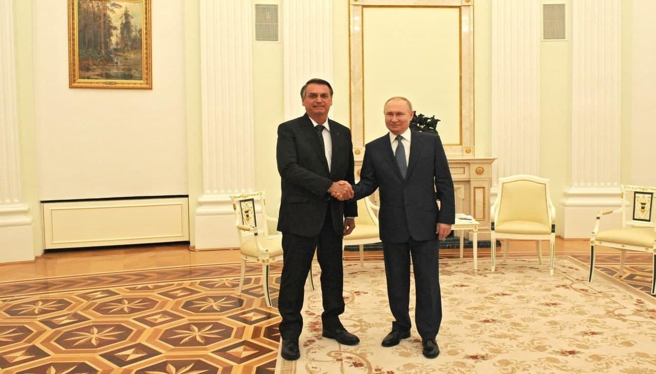 Presidents of Brazil and Russia meet in Moscow.