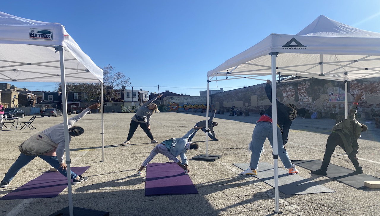 Yoga 4 Philly session