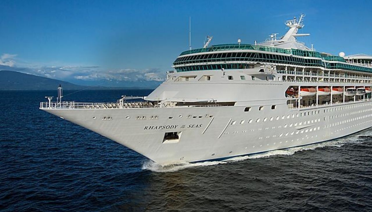 Rhapsody of the Seas is the cruise ship coming to town. Photo: Royal Caribbean