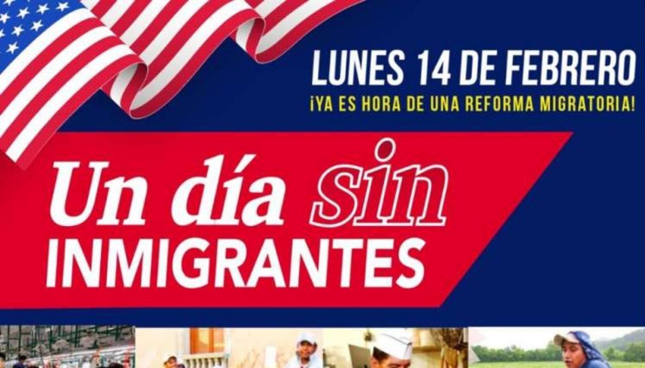 Campaign seeks that migrants across the country stop their work during next Monday, February 14th.  Photo: Twitter