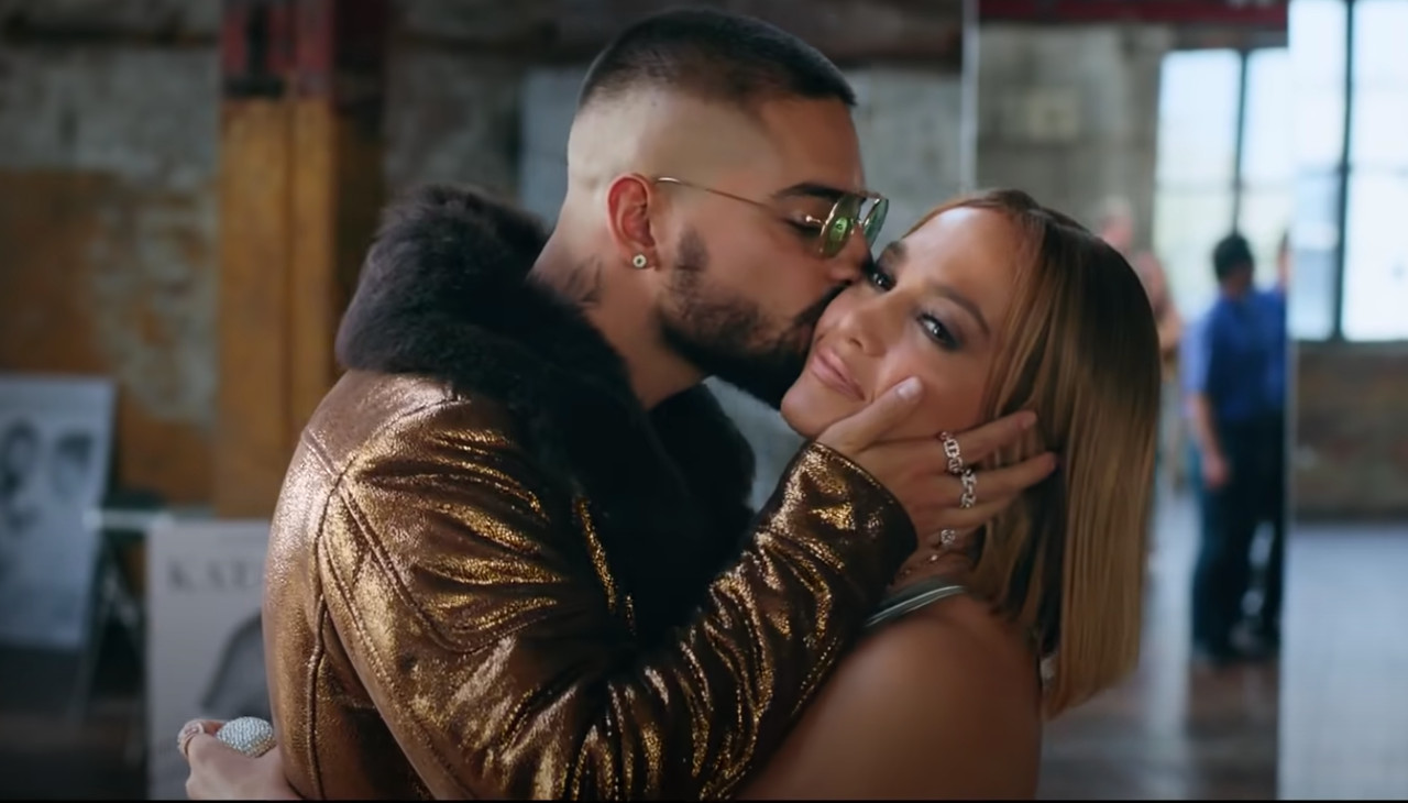 Jennifer Lopez and Maluma star in the new romantic comedy "Marry Me," which is already in the top 10 at the Canadian and U.S. box office.