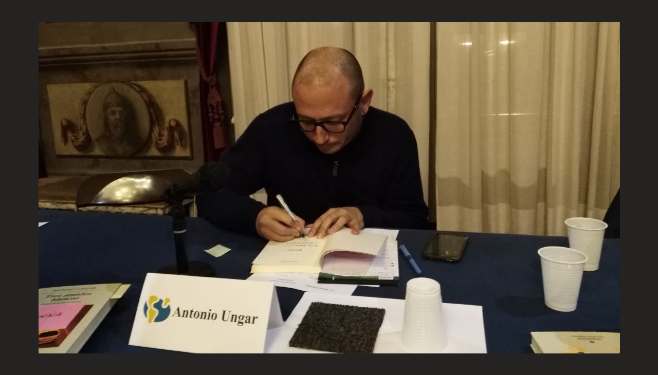 Colombian writer Antonio Ungar during his visit to Barcelona in January 2018. Photo: Andrea Rodés 