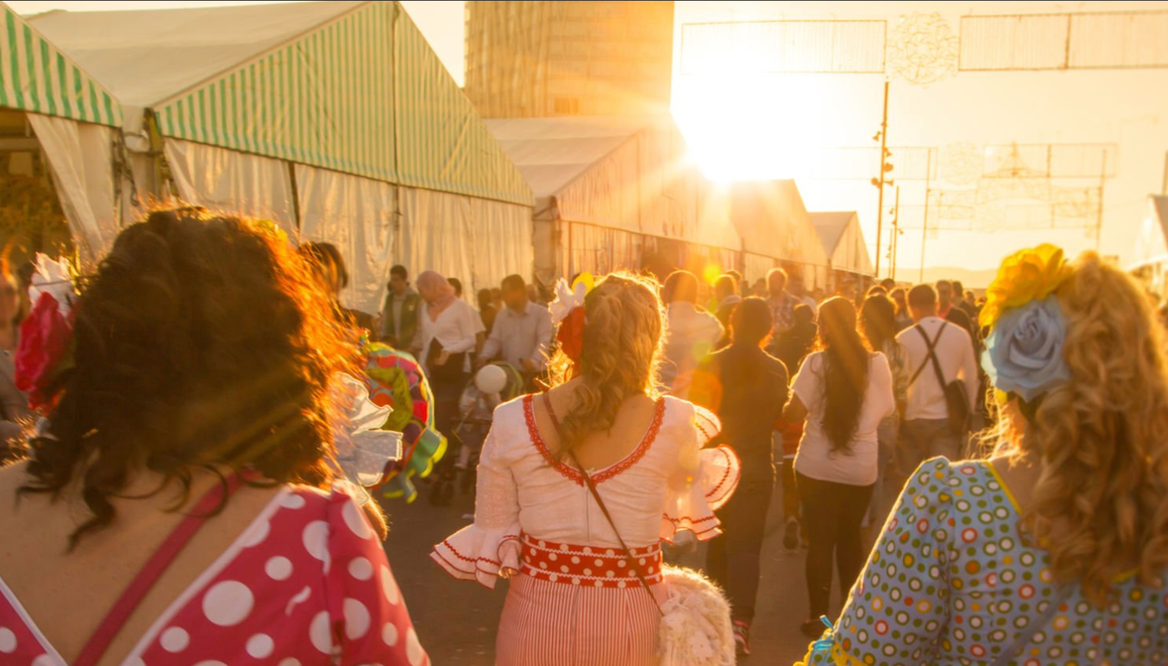 The April Fair is one of the biggest events in Sevilla. Photo: Getty Images.