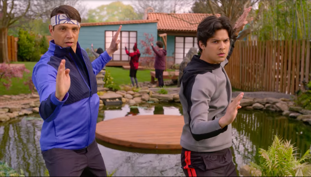 Latino actor Xolo Maridueña stars in the Netflix series "Cobra Kai." Photo: YouTube.