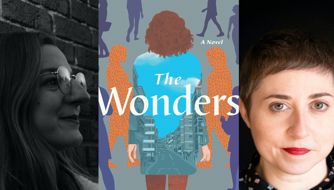 'The Wonders' cover artwork (C), Lizzie Davis (L), and Elena Medel (R). Photo: Algonquin Books / Elena Medel, Lizzie Davis