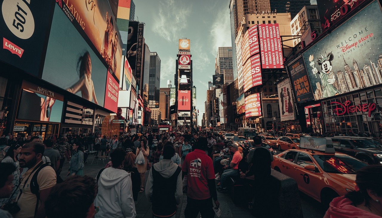 Times Square, New York. 