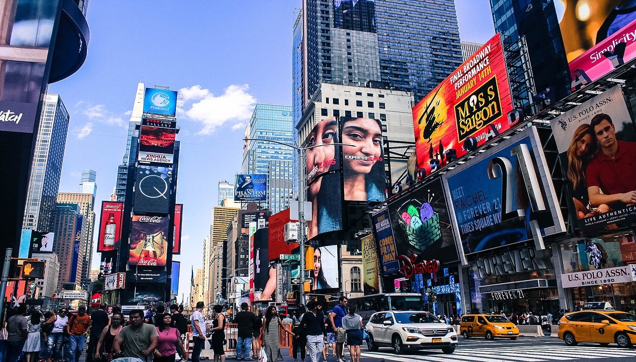 Times Square, New York. 