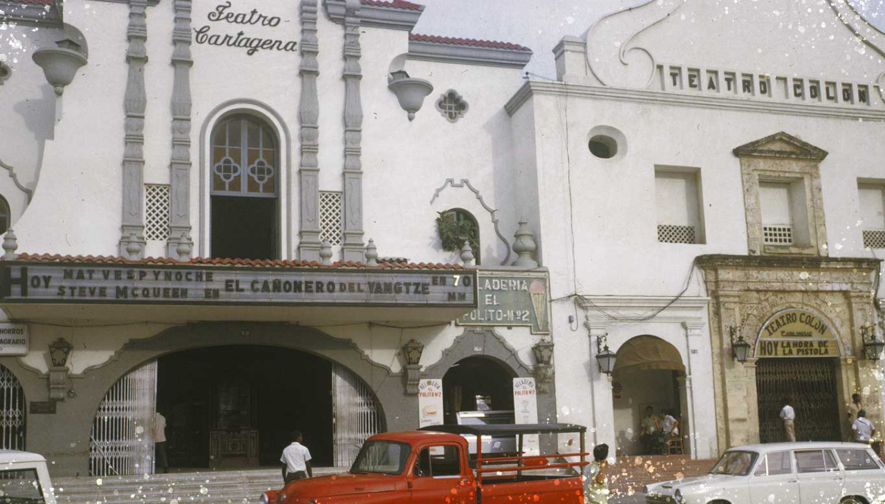 Cartagena Theater in 1969. Photo: Harrison Forman.