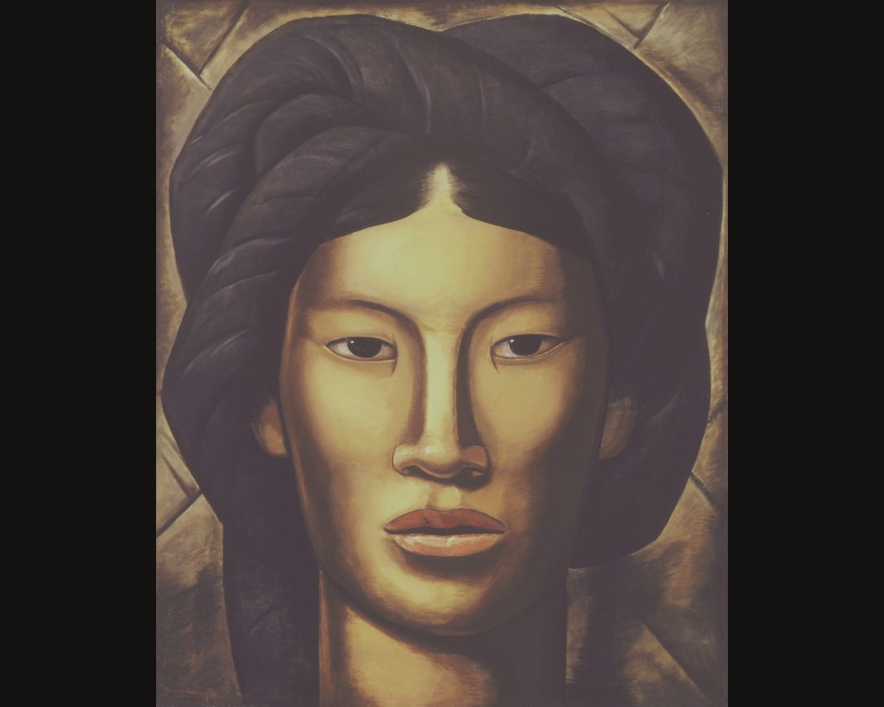 Alfredo Ramos Martinez; La Malinche (Young Girl of Yalala, Oaxaca) (c. 1940). Photo: Denver Art Museum.