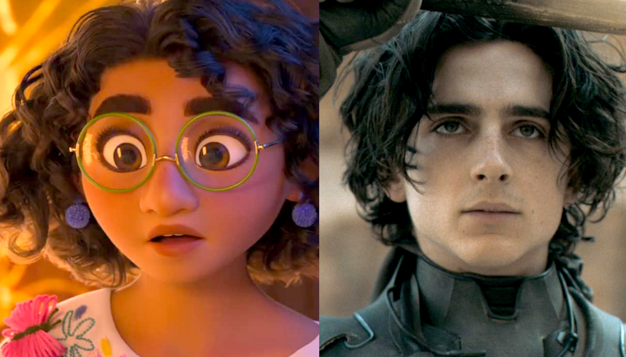 Screenshots from 'Encanto' (L) and 'Dune' (R). Photos: Walt Disney Studios (L), Warner Bros. (R)