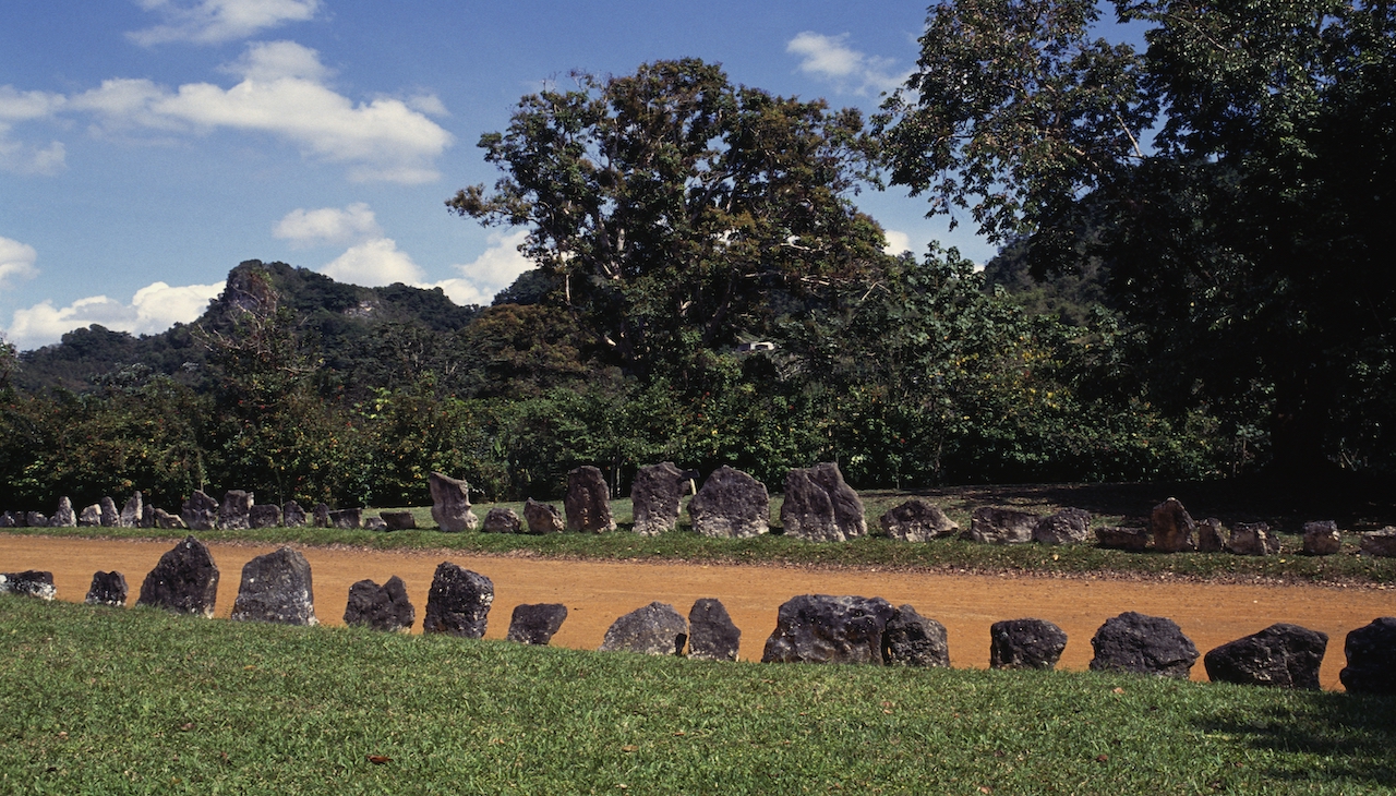 The Caguana Ceremonial Ball Courts. Photo: DeAgostini/Getty Images.