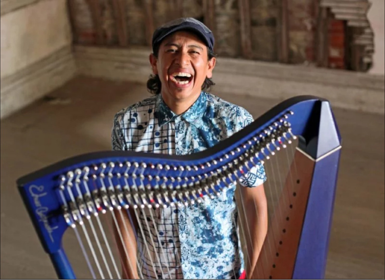 Edmar Castañeda developed his own style of playing the harp