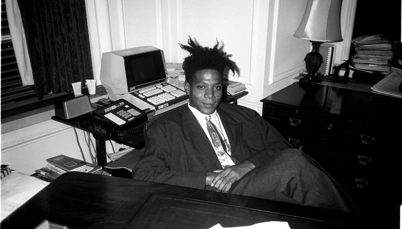 An image of Jean-Michel Basquiat. Photo: Patrick McMullen/Getty Images.