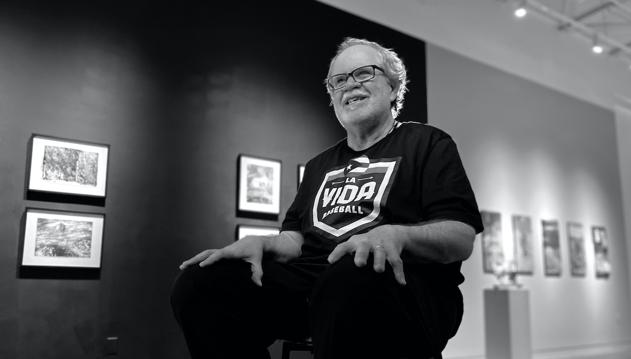 Multimedia artist Johnny Irizarry. Photo: Rafael Damast/Taller Puertorriqueño.