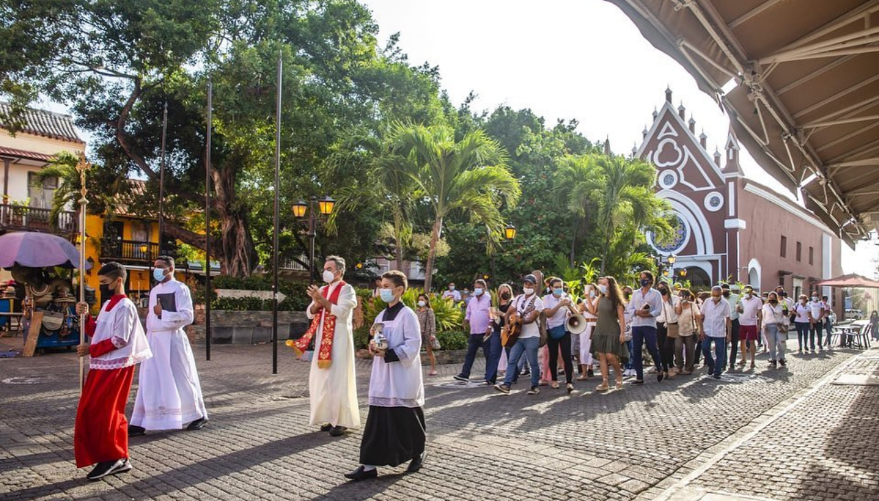 The Holy Week tourist season in Cartagena began this Sunday. Photo: Mayor's Office of Cartagena 