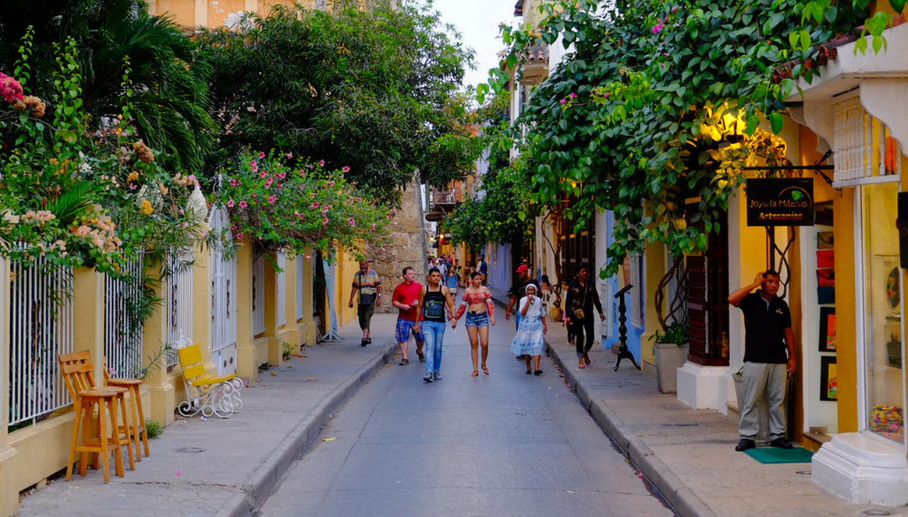 Downtown streets are a favorite for taking colorful photographs. Photo: Flickr