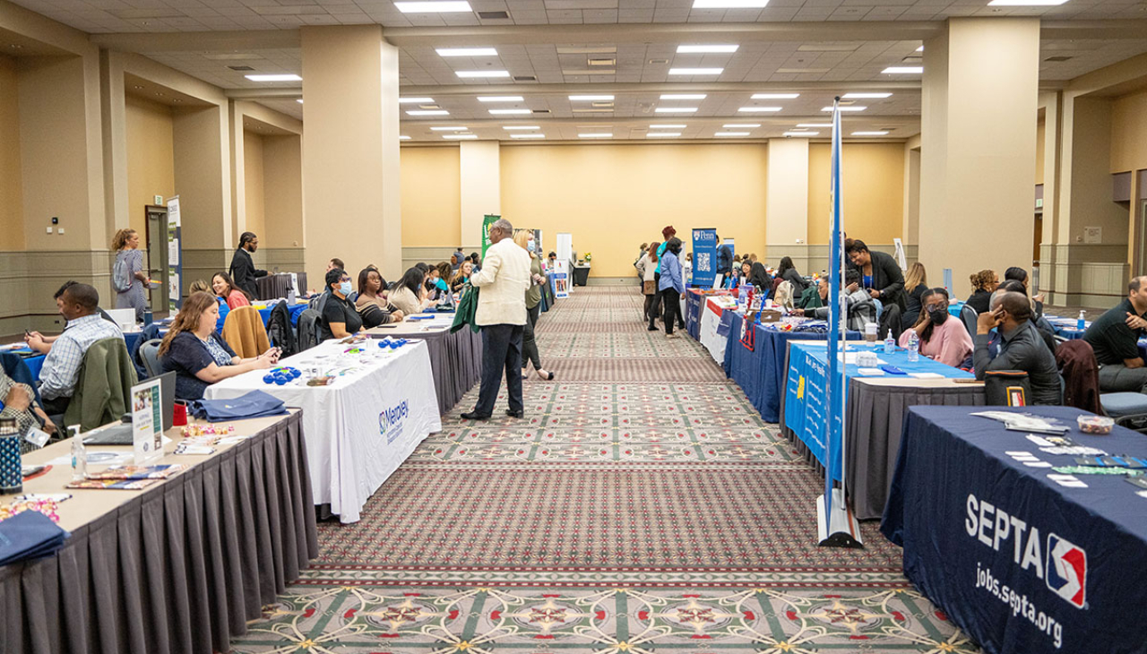 The 2022 AL DÍA Diverse City Career Fair took place Thursday, April 28 at the Pennsylvania Convention Center. Photo: Peter Fitzpatrick/AL DÍA News.