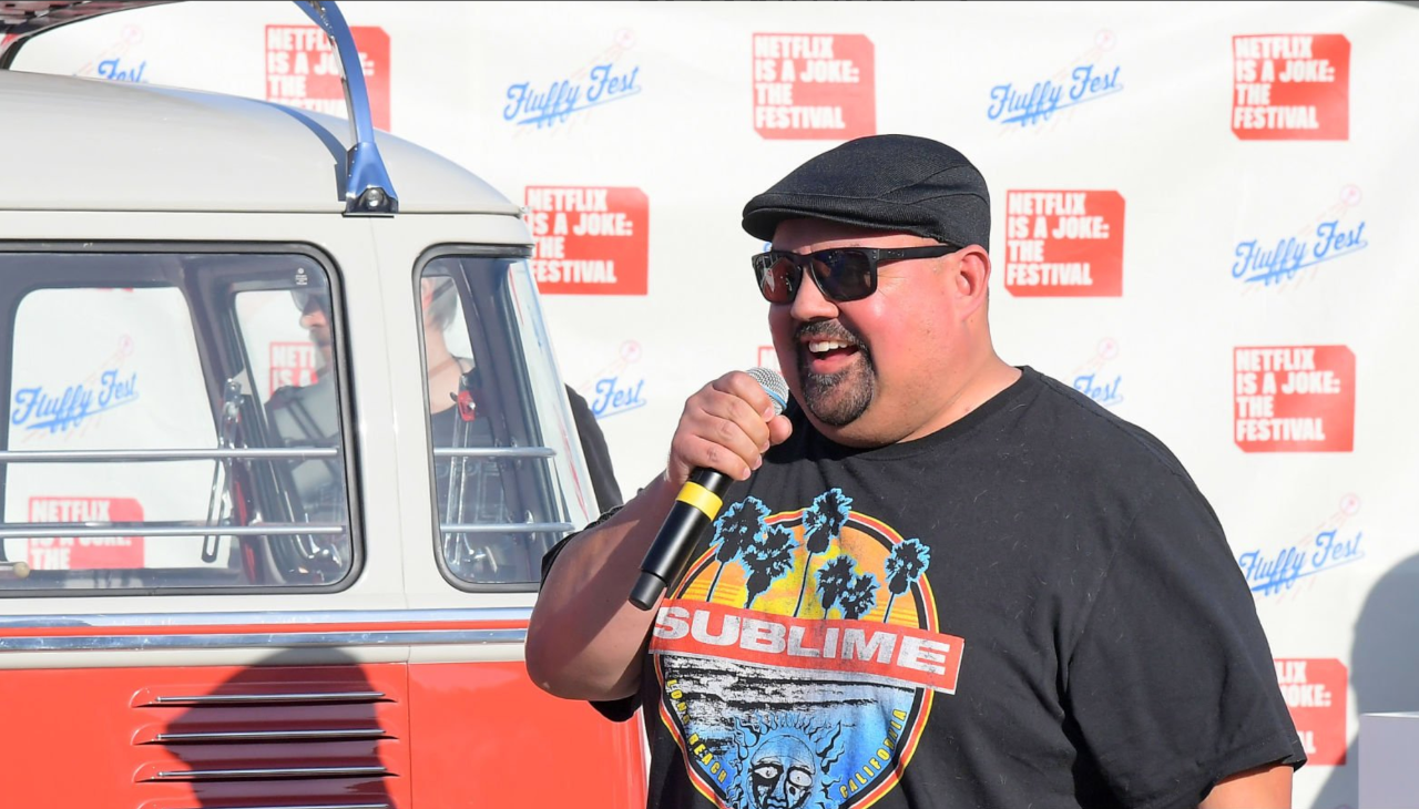 Latino Gabriel 'Fluffy' Iglesias is the first comedian to perform and sell out at Dodger Stadium in Los Angeles. Photo: Getty Images.