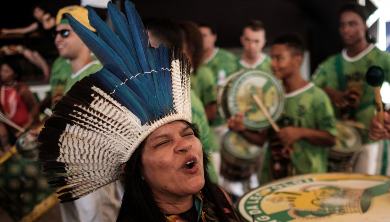 Brazilian environmental activist Sônia Guajajara has been chosen as one of the most influential people of the year by TIME magazine. Photo: gettyimages.