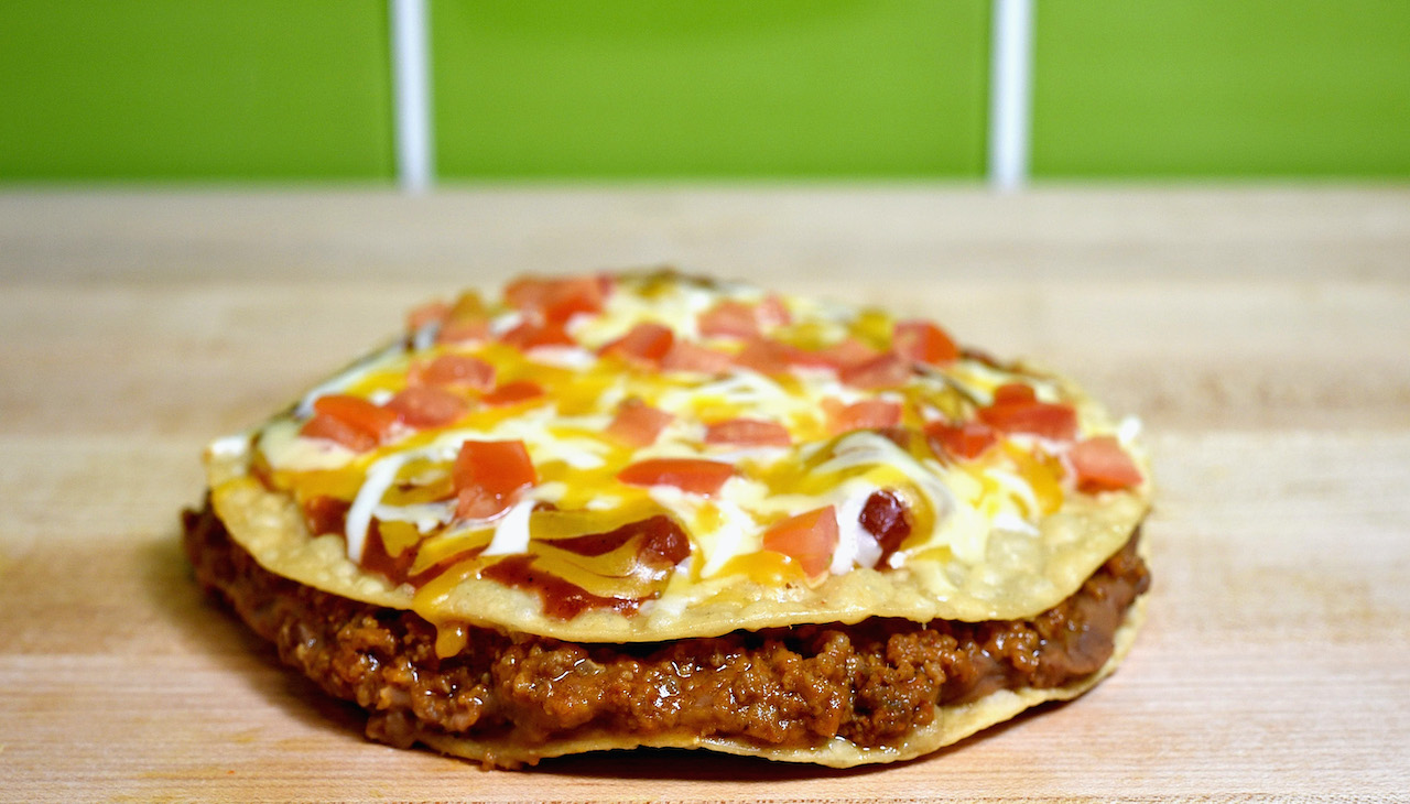 Yes, Taco Bell's Mexican Pizza is getting a musical. Photo: Joshua Blanchard/Getty Images for Taco Bell.