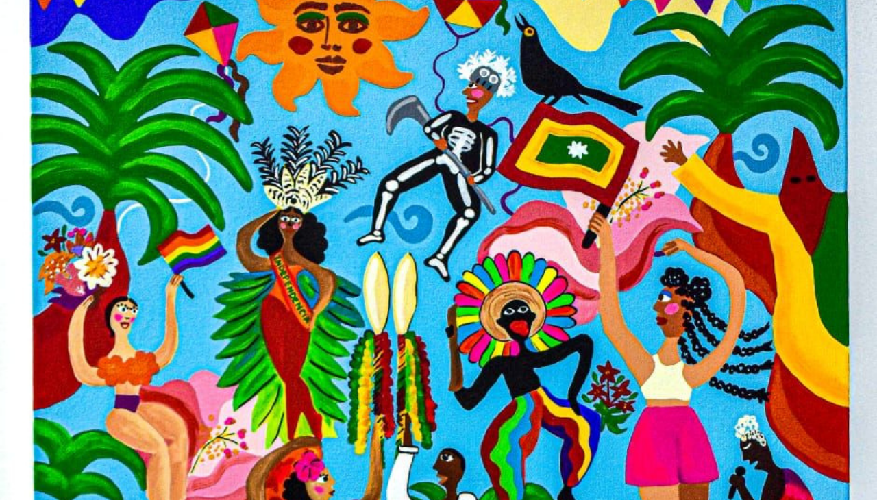 "Festive Essence" is the title of the work selected for the promotional image of the Independence Festivities of November 11th in Cartagena. 