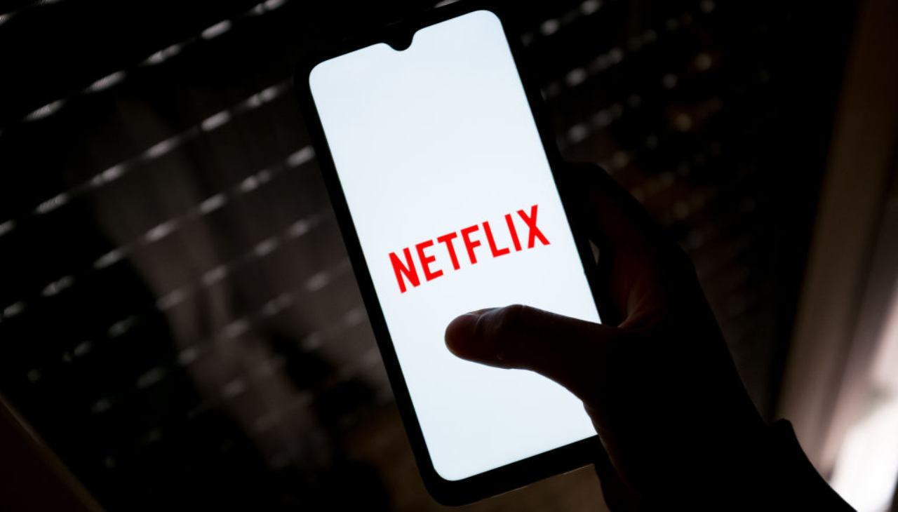 Netflix logo. Photo credit: Nikolas Kokovlis/NurPhoto via Getty Images