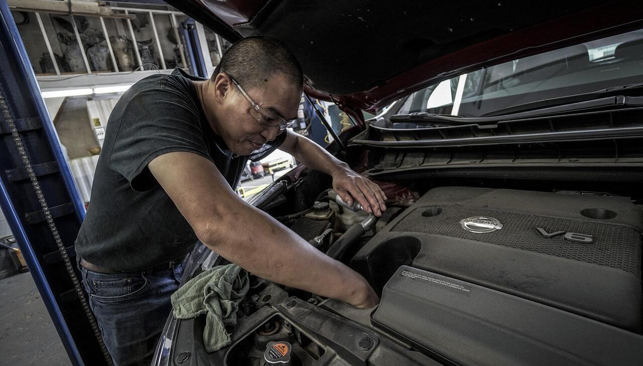 Car shop. Image to illustrate small businesses. 