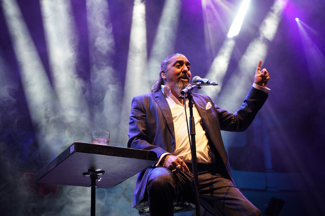 Diego el Cigala returned to the Pedralbes Festival after COVID-19 canceled his show in 2021.