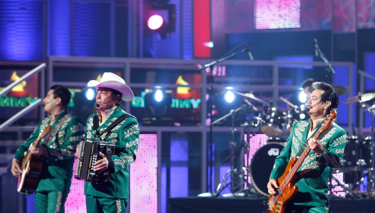 ‘Los Tigres del Norte,’ one of the most important bands in regional Mexican music, will have its own documentary premiere on Amazon Prime Video on June 17. Photo: Getty Images.