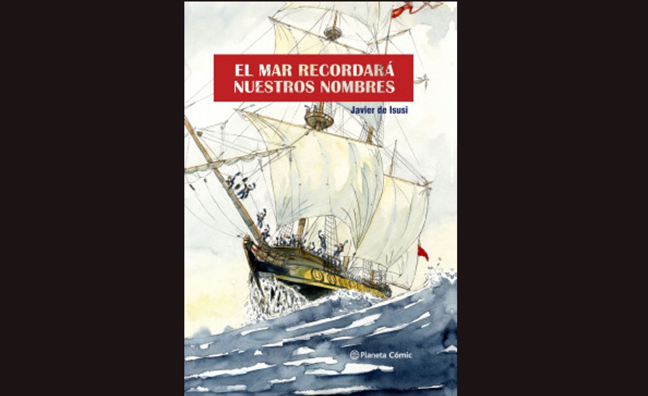 'El mar recordará nuestros nombres.' Courtesy Planeta editorial