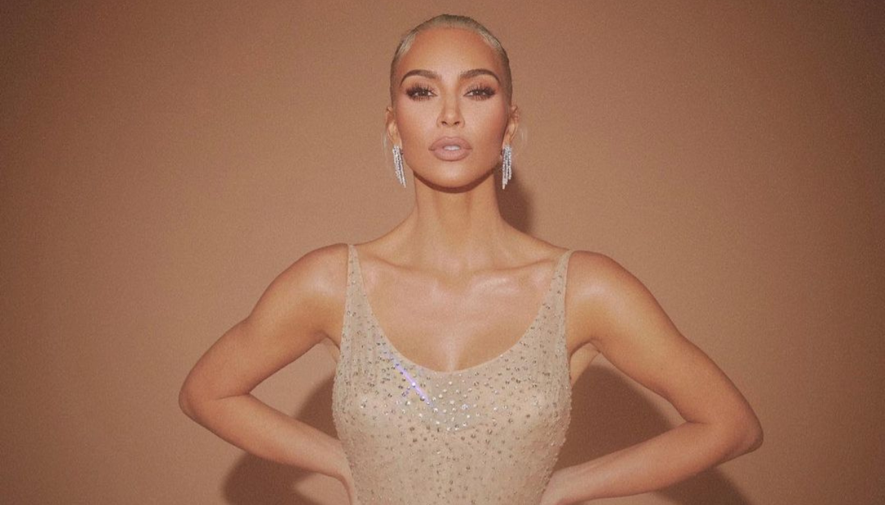 Kim Kardashian wore the iconic Marilyn Monroe dress at the MET Gala. Photo: Instagram- Kim Kardashian