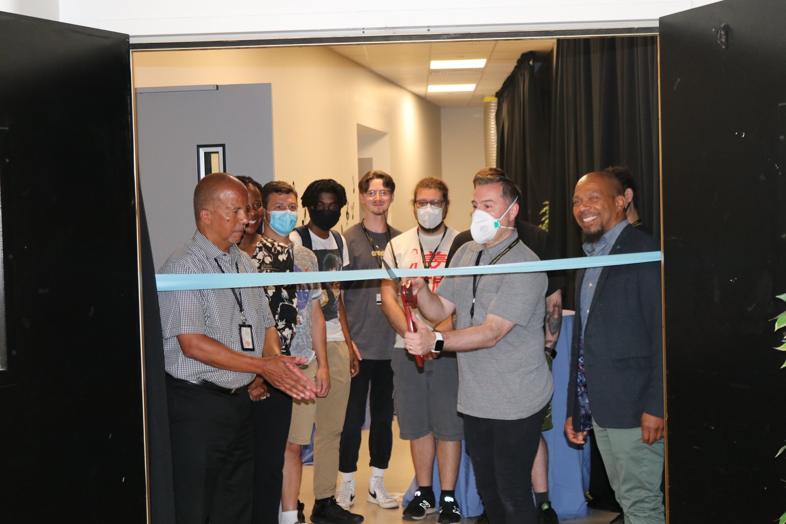 The Community College of Philadelphia has officially launched Spring Garden Records Studio. Photo: Brittany Valentine/AL DÍA News.