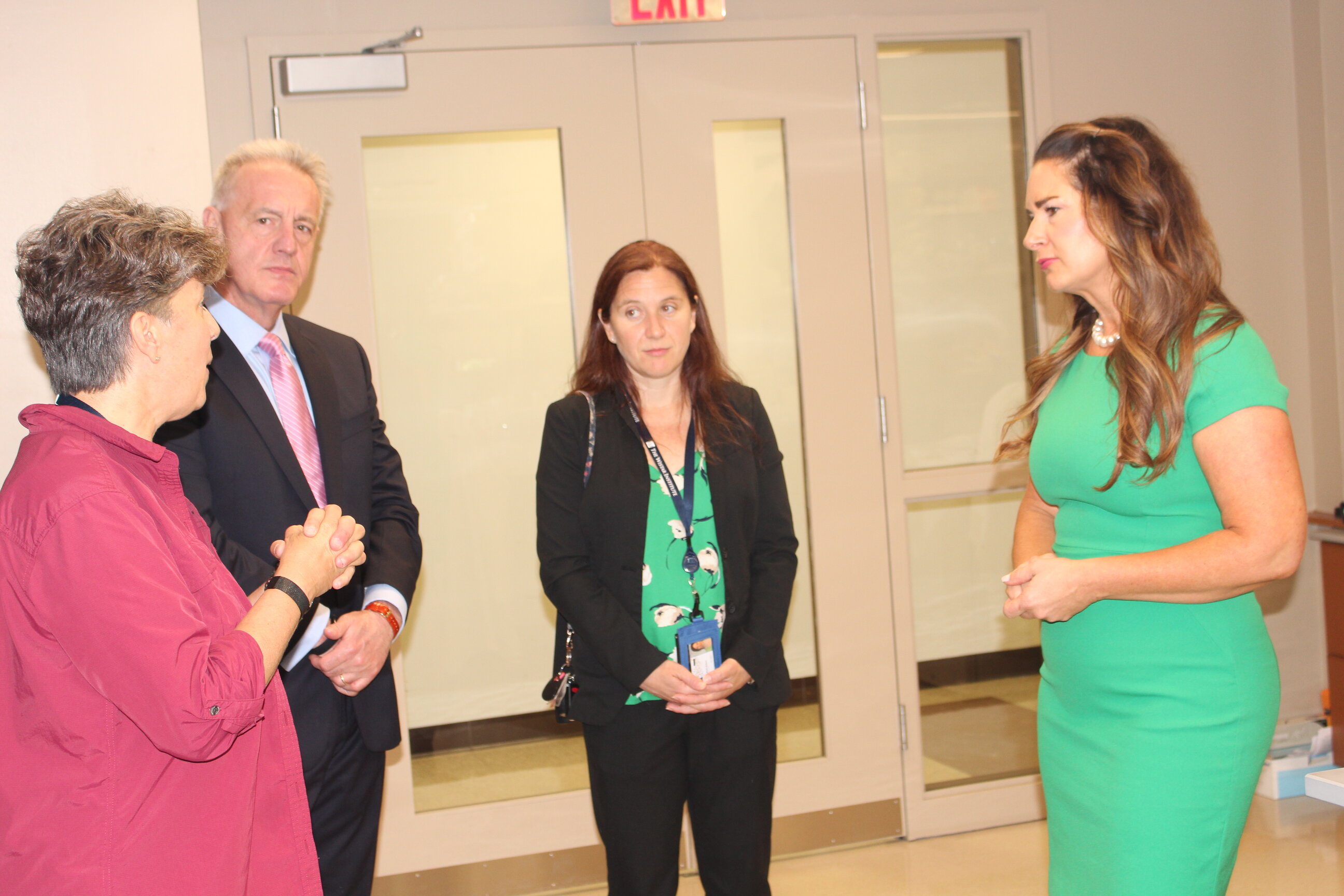 The PA Secretary of Labor and Industry visits The Wistar Institute on June 9. Photo: Jensen Toussaint/AL DÍA News.