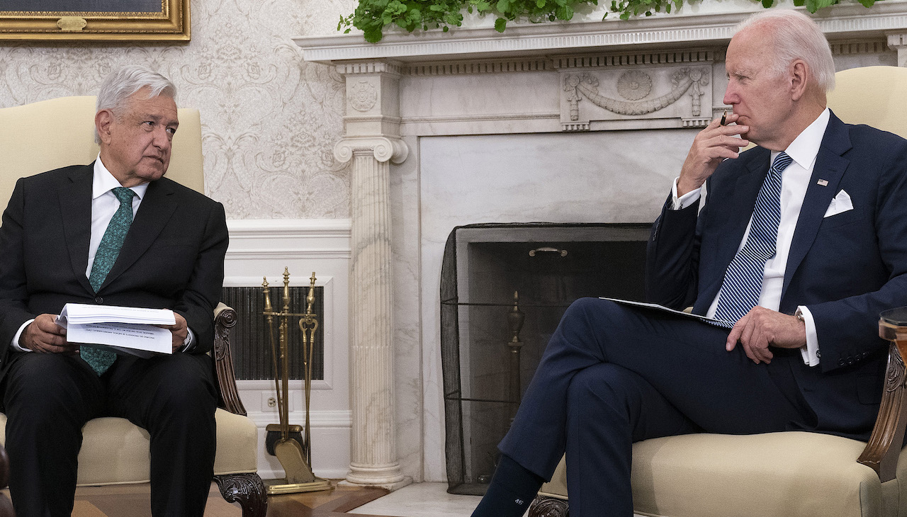 President Biden and López Obrador display unification.