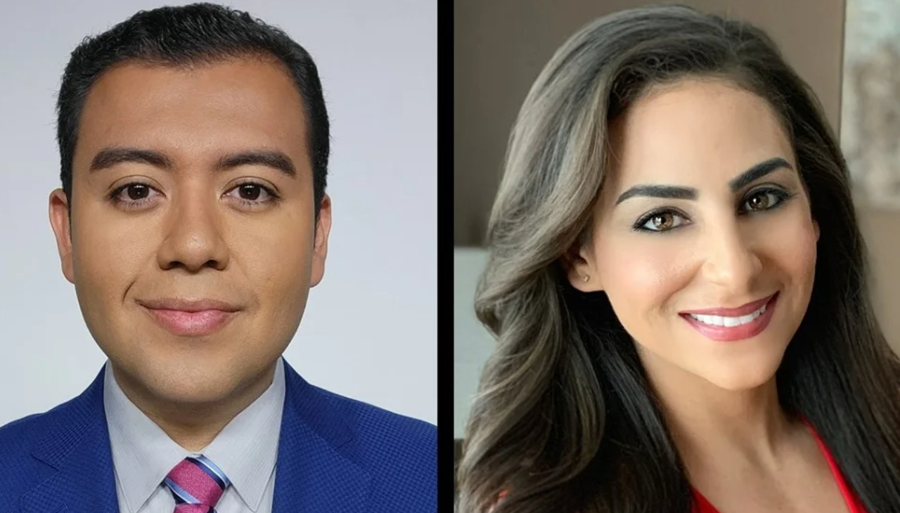 Marvin Gómez and Michelle Rotella are the newest members of the NBC10/Telemundo62 meteorology team. Photos Courtesy of NBC10/Telemundo62. 