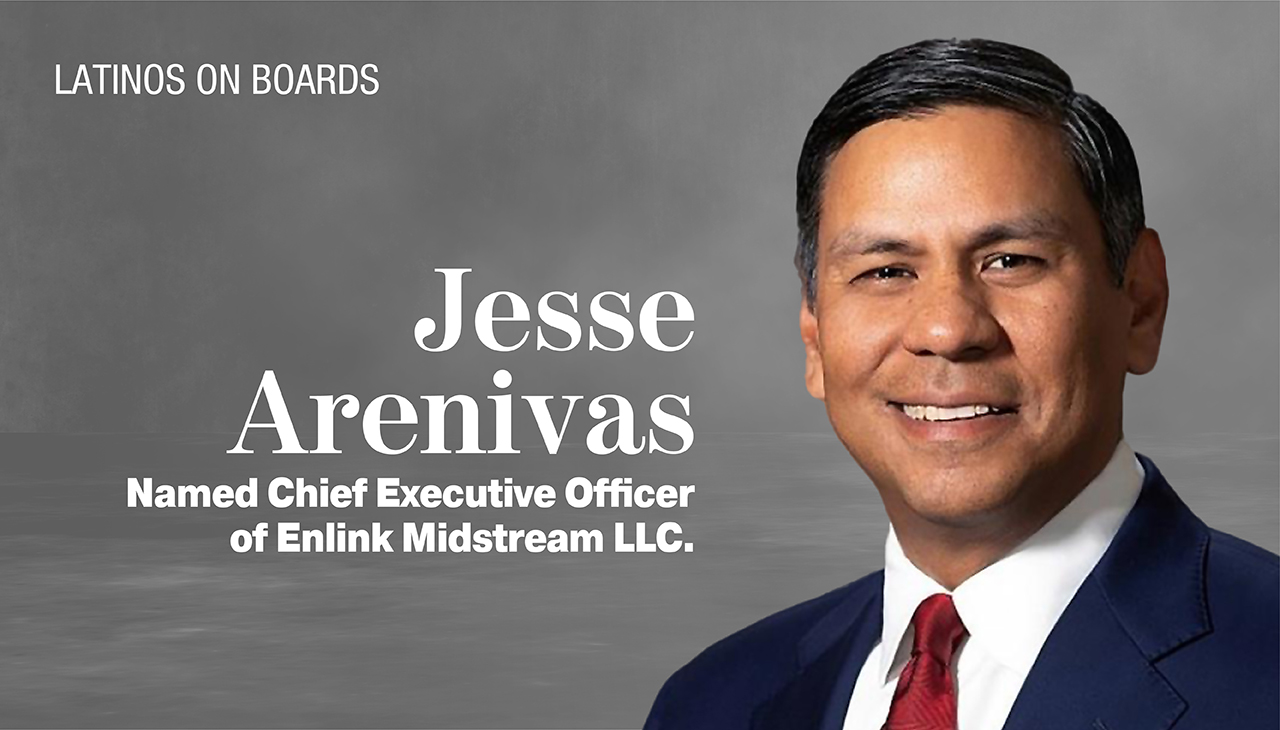  Jesse Arenivas CEO at Enlink Midstream.