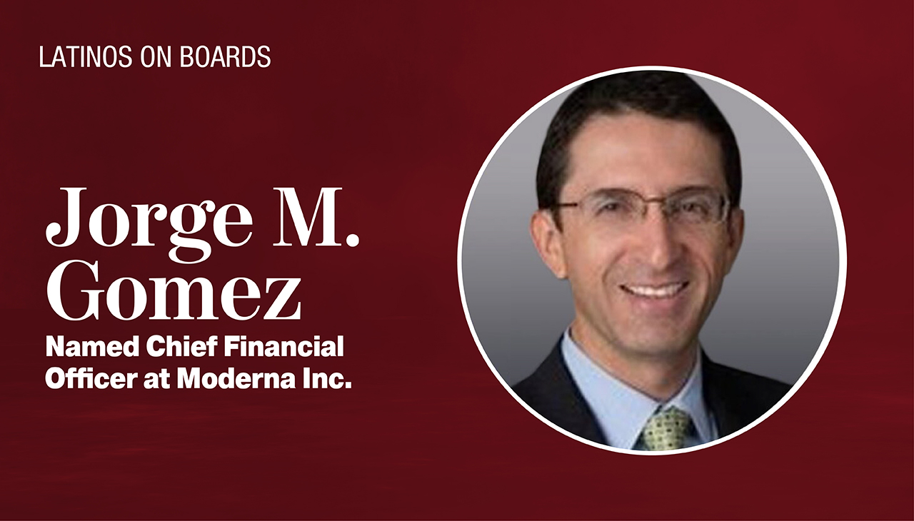 Jorge Gómez, CFO at Moderna.