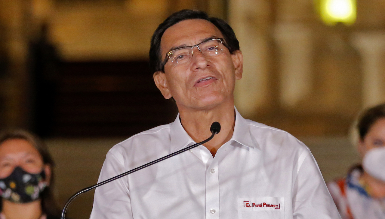 Former Peruvian President Martín Vizcarra.