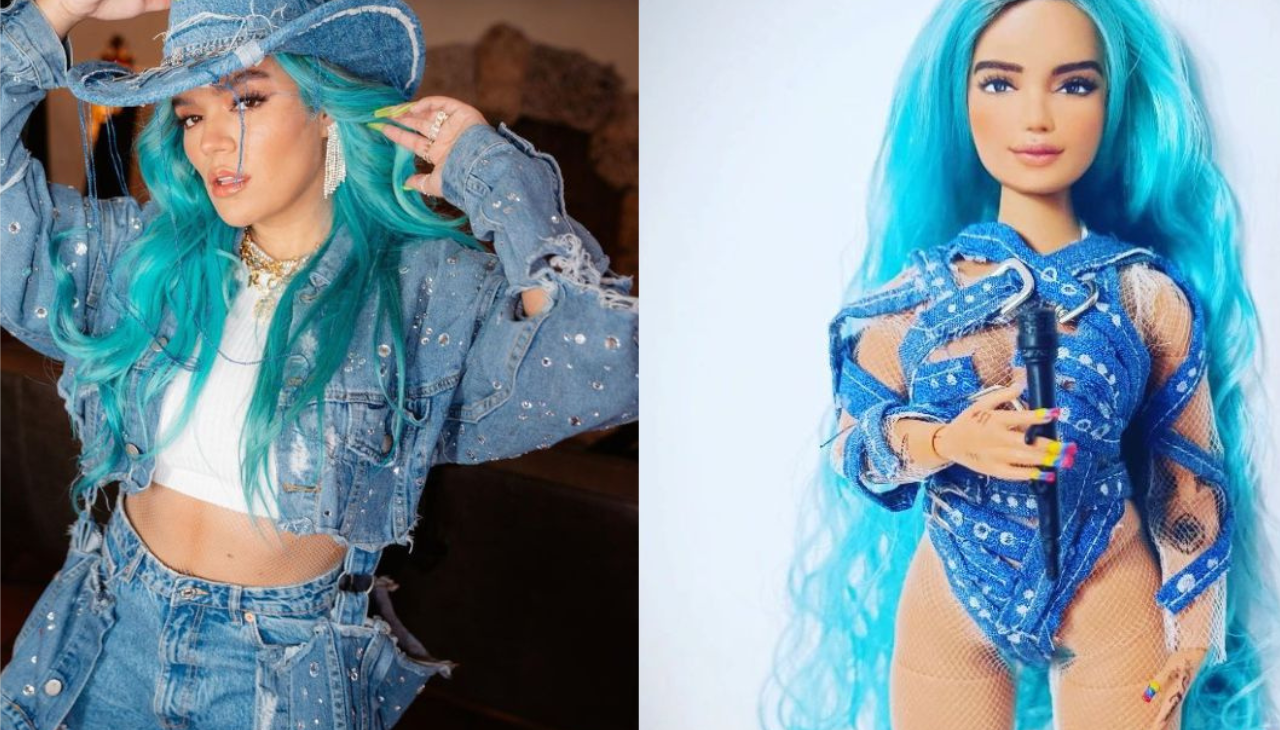 La muñeca está inspirada en el look que usó Karol G durante Coachella. Foto: Instagram