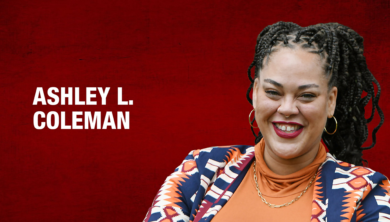 Ashley Coleman is one of the 2022 AL DÍA 40 Under Forty honorees. Graphic: Maybeth Peralta/AL DÍA News.