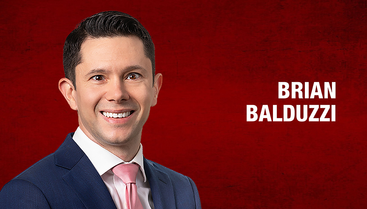 Brian Balduzzi is one of the 2022 AL DÍA 40 Under Forty honorees. Graphic: Maybeth Peralta/AL DÍA News.