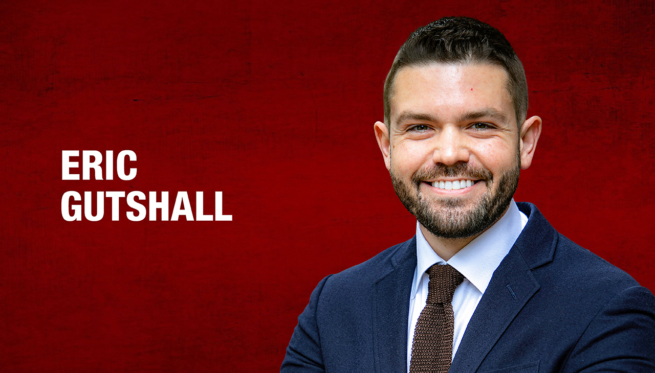 Eric Gutshall is one of the 2022 AL DÍA 40 Under Forty honorees. Graphic: Maybeth Peralta/AL DÍA News.