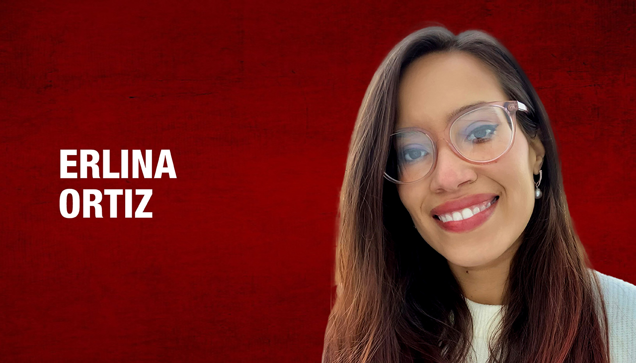 Erlina Ortiz is one of the 2022 AL DÍA 40 Under Forty honorees. Graphic: Maybeth Peralta/AL DÍA News.