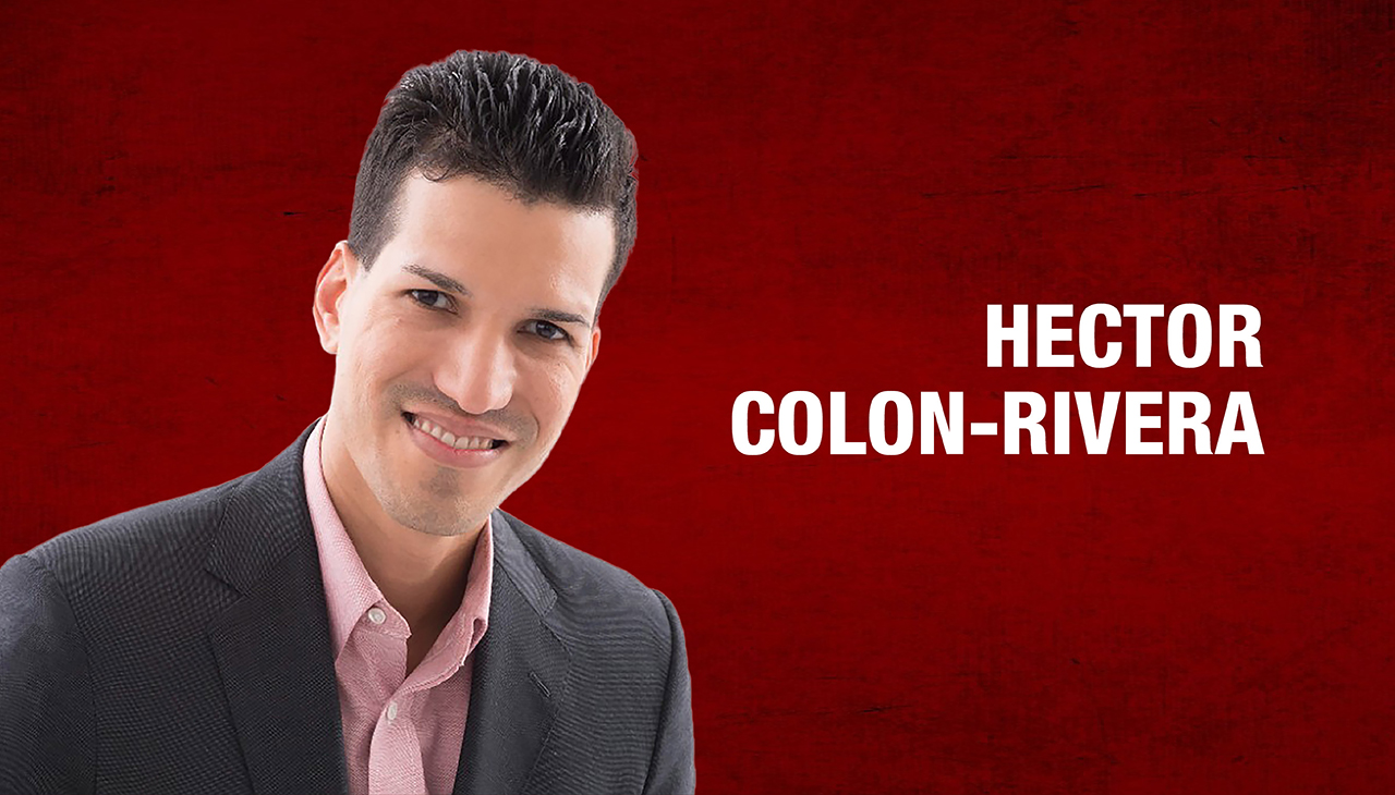 Hector Colon-Rivera is one of the 2022 AL DÍA 40 Under Forty honorees. Graphic: Maybeth Peralta/AL DÍA News.