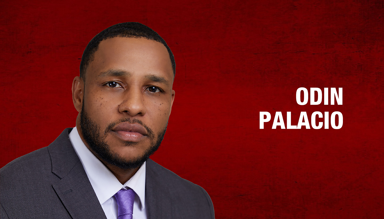 Odin Palacio is one of the 2022 AL DÍA 40 Under Forty honorees. Graphic: Maybeth Peralta/AL DÍA News.