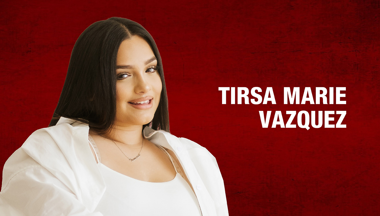 Tirsa Marie Vazquez is one of the 2022 AL DÍA 40 Under Forty honorees. Graphic: Maybeth Peralta/AL DÍA News.