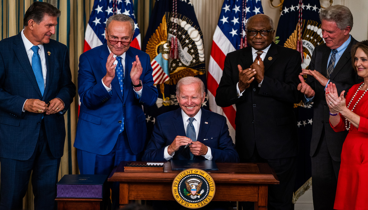 President Biden signed the act into law on Tues. August, 16.