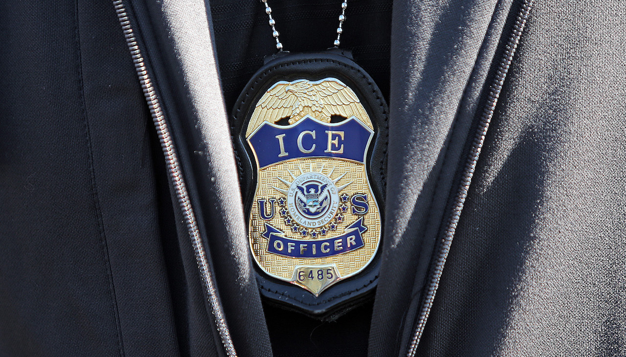 An ICE Badge